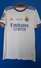 adidas Real Madrid UCL Final Paris 2021/22 Shirt Rodrygo #21 Slim Fit Size L