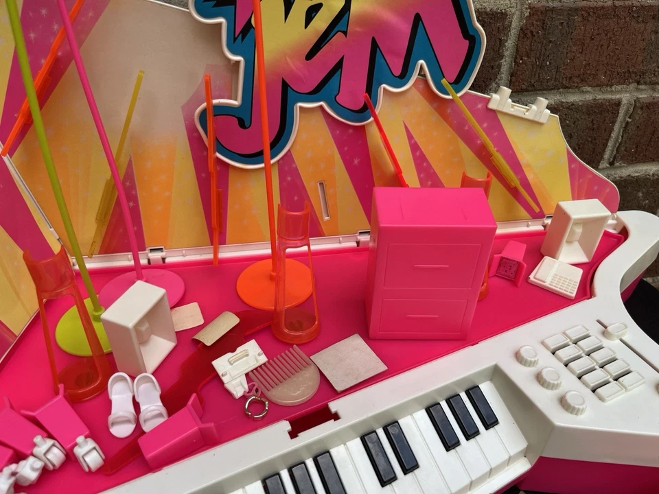 JEM & The Holograms Juego de Juguete Años 80 Estrella Escenario Reproductor de Cinta Roto (ver detalles) Foto 4 de 4