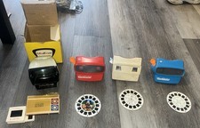 Vintage Viewmaster Lot Of 4 With Slides 1970s-1990s