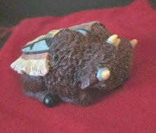 Vintage Friends of the Feather-Bison Blessing-Nativity Figur -Southwestern Decor