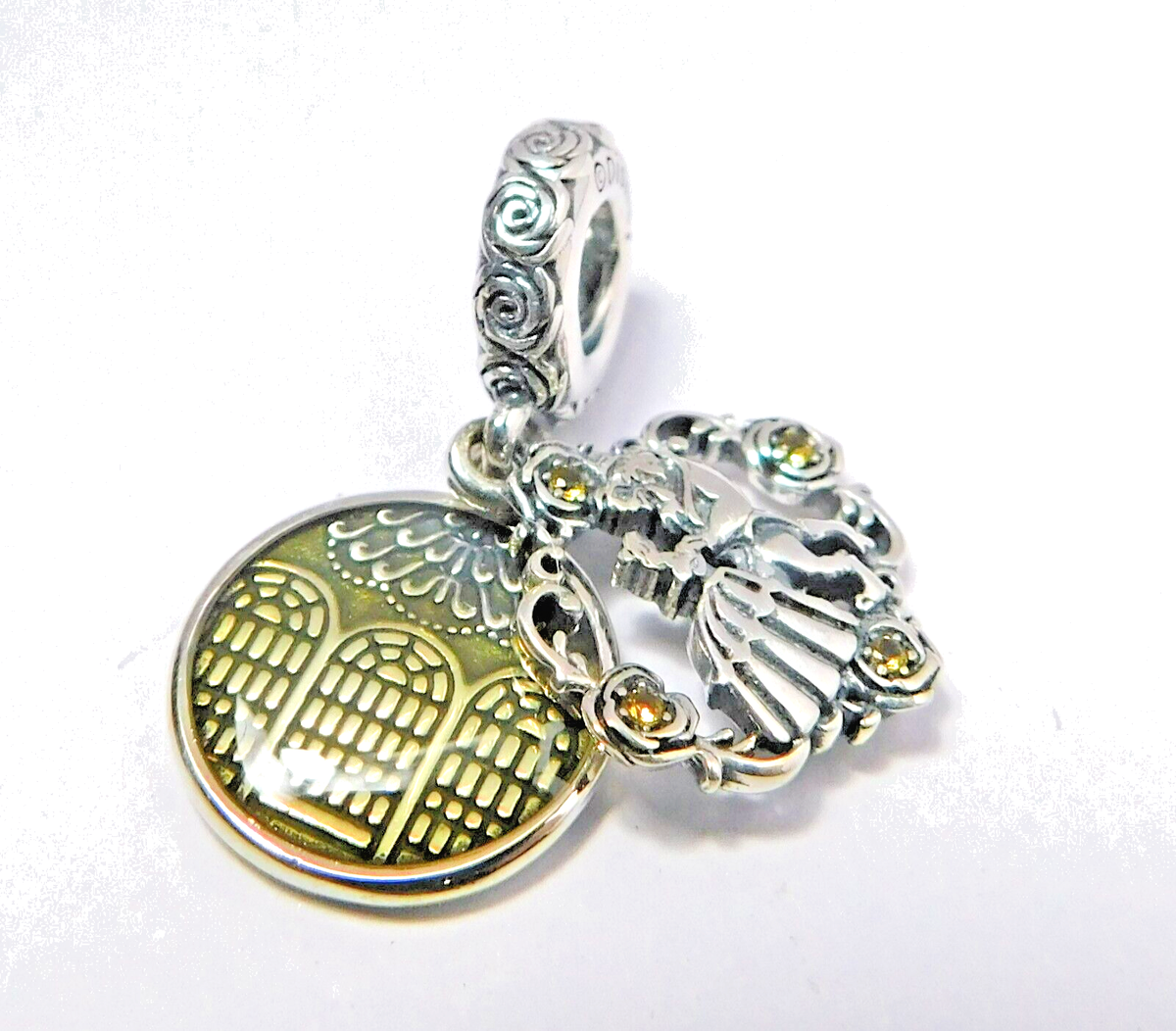 Authentic Pandora Charm, Disney Beauty and the Beast Dancing