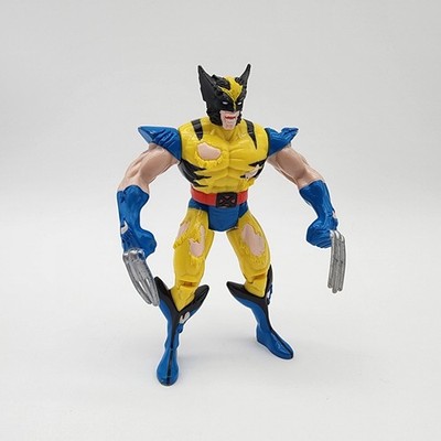 Vtg Battle Ravaged Wolverine 5'' Figure Berserker Rage Action X-Men ToyBiz 1995