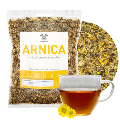 - Arnica Montana Leaf Tea 2Oz (58G) - Petalos De Arnica - Wildcrafted Arnica Her