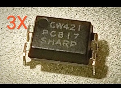 3+1 Stück Sharp PC817 Optokoppler optocoupler DIP-4 CW421  Isolation  DE  Fast