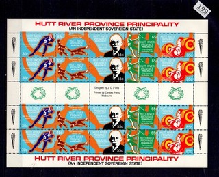 TH HUTT RIVER PROVINCE 1984 MNH OLYMPICS