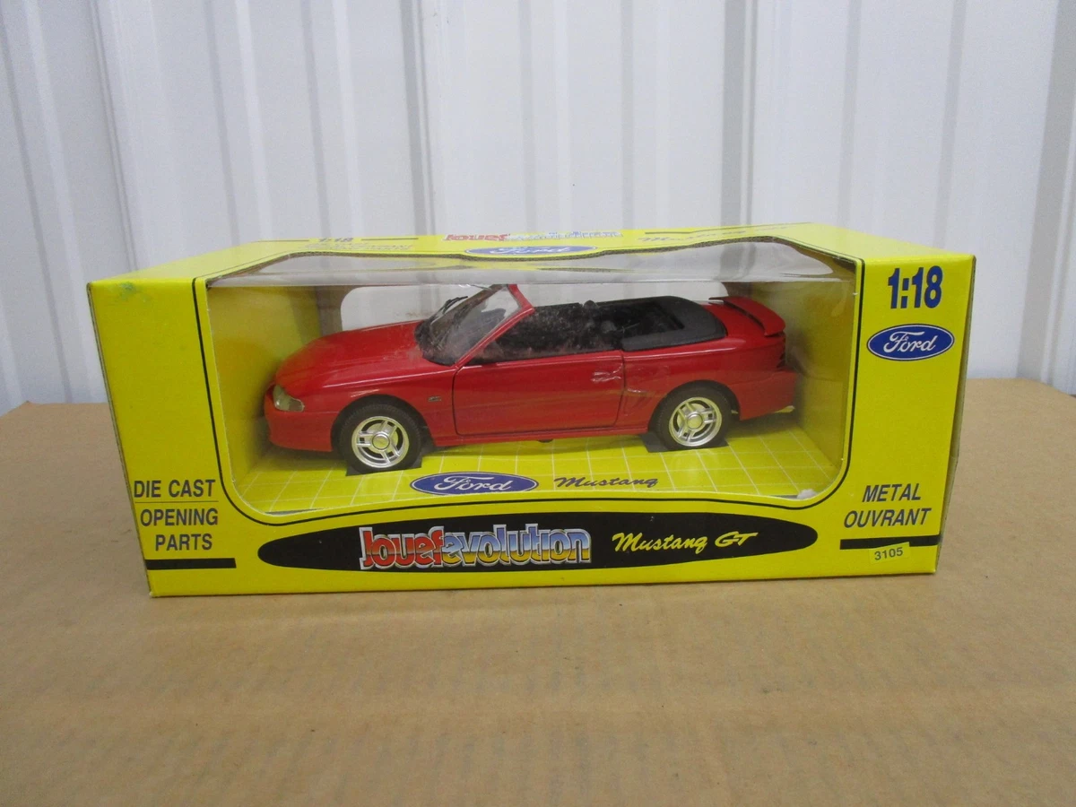 貴重　JOUEFエボリューション製 フォード・ムスタング　白　１／１８　中古品 25+ Ford Mustang GT 1:18 Scale Contemporary Manufacture Diecast