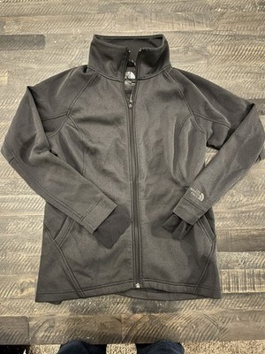 The North Face Women's Agave Full-Zip Jacket - Textured Hardface Fleece Black M