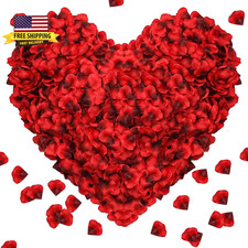 1000Pieces Rose Petals, Artificial Flower Petals Fake Rose Petals for Romantic N