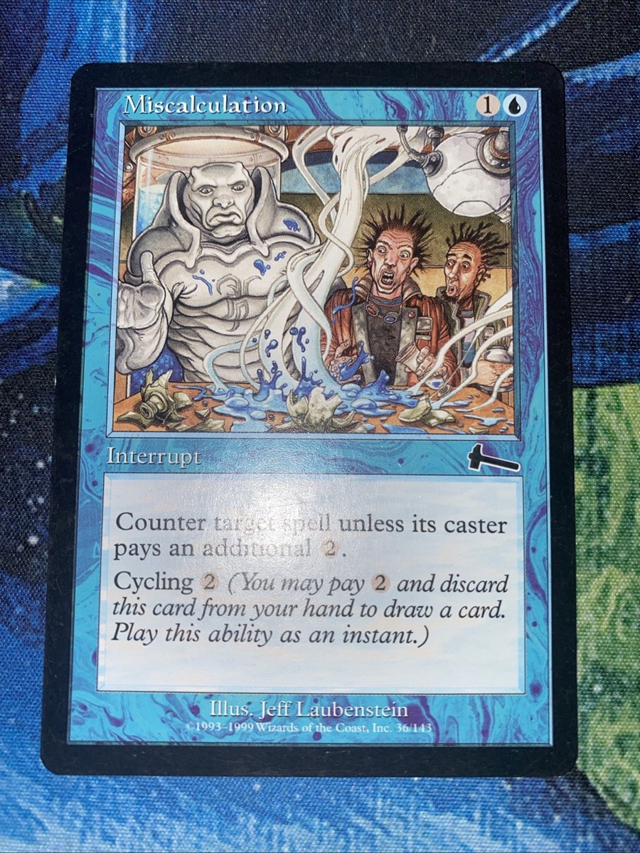 Miscalculation Urza's Legacy Regular for sale online | eBay