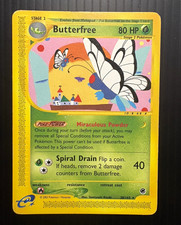 Pokemon TCG Butterfree 38/165 Expedition Base Set English Rare 80 HP MP