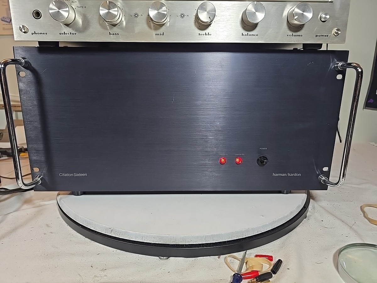 ジャンク Harman Kardon Citation sixteen 現状渡し HARMAN KARDON CITATION SIXTEEN AMPLIFIER 150WPC MONSTER SIZE AND