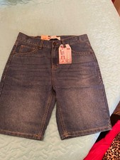 NWT BOYS LEVI'S 511 SLIM BERMUDA SHORTS SIZE 16R W28