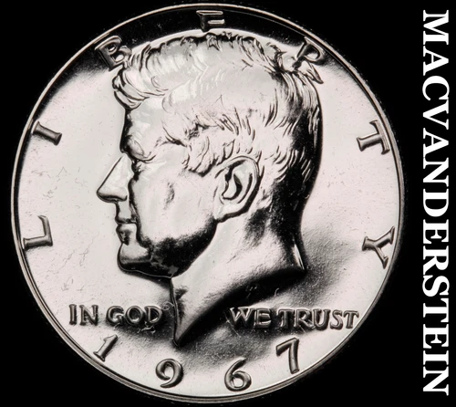 1967 Kennedy Half Dollar- Silver- SMS- Choice Gem Brilliant Uncirculated #J2944