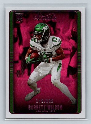 2022 Panini Chronicles #STU-38 Garrett Wilson Studio Pink #/199
