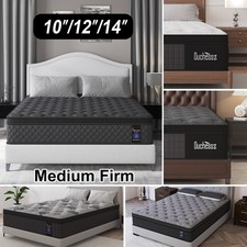 10"12"14" Twin Full Queen King Size Mattress in a Box Hybrid Spring Memory Foam