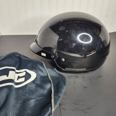 HJC IS-2 Black Gloss Sz XL 1/2 Helmet Motorcycle/Utv 