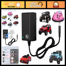 12V Battery Charger for Ride-On Toys, Kids Cars, Universal 12V Charger, UL Certi