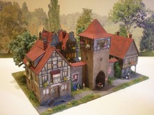 H0 Diorama HO 1:87 Alt Stadt Impressionen Fac...
