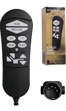 ZKAD-5 5-pin Golden Lift Chair Remote Replacement Fits Most 2 Motor Model