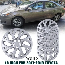 16" Inch Wheel Cover Snap On Hubcap for 2009- 2017 2018 2019 Toyota Corolla 4pcs