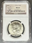 1970-D Kennedy Half Dollar NGC MS-64, Buy 3 Items, Get $5 Off!!