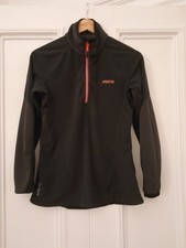 Musto Dark Charcoal Zara Phillips ZP 176 1/4 Zip Arctec 160 Fleece size 12