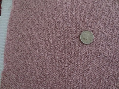 4760.  NUBBY TEXTURE Dusty Rose APPAREL, UPHOLSTERY Knit FABRIC--54'' x 2-3/8 yds