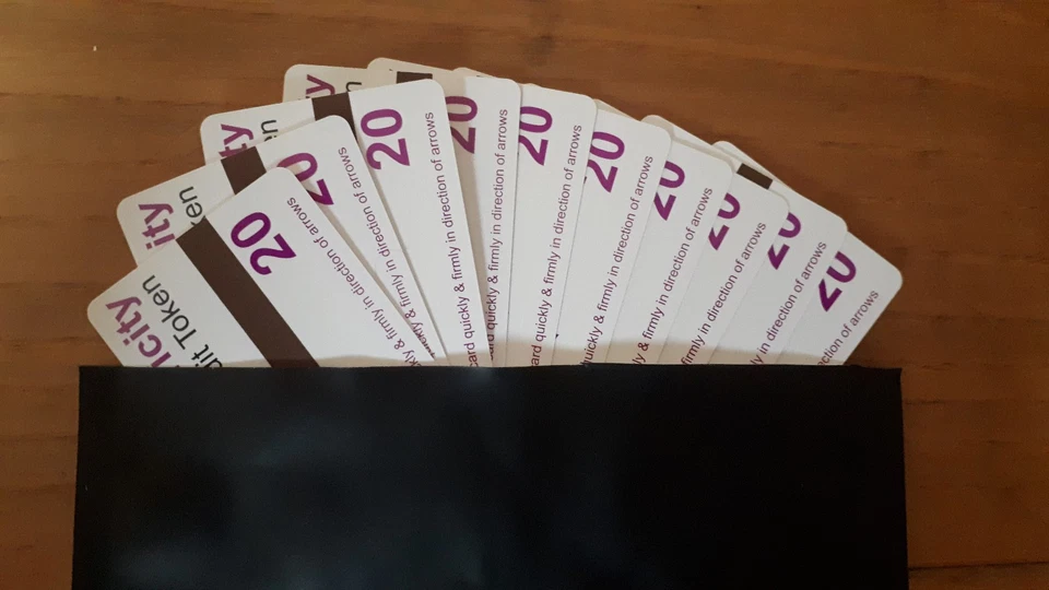 Electric Meter Card Tokens 10x£20, £200 value. (Code A Only) - Image 2 of 2