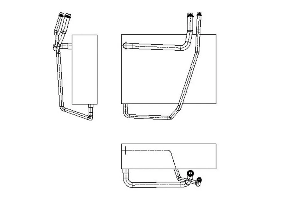 Evaporador de CA delantero para 01-02 Dodge Caravan/Chrysler Town & Country 5019217AE Foto 2 de 2