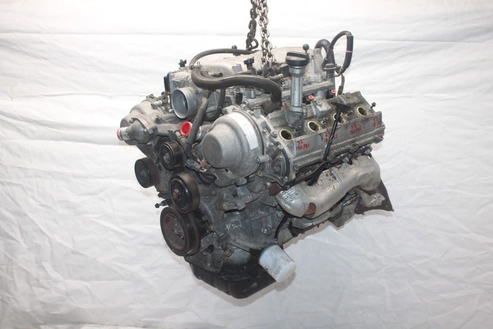 2007 LEXUS SC430 Z40 CONVERTIBLE #349 ENGINE MOTOR BLOCK 3UZFE VVT-I 4.3L - Image 2 of 4