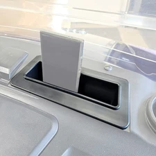 ABS Phone Holder & Storage Pocket for EVolution D5 Maverick & Ranger Golf Carts