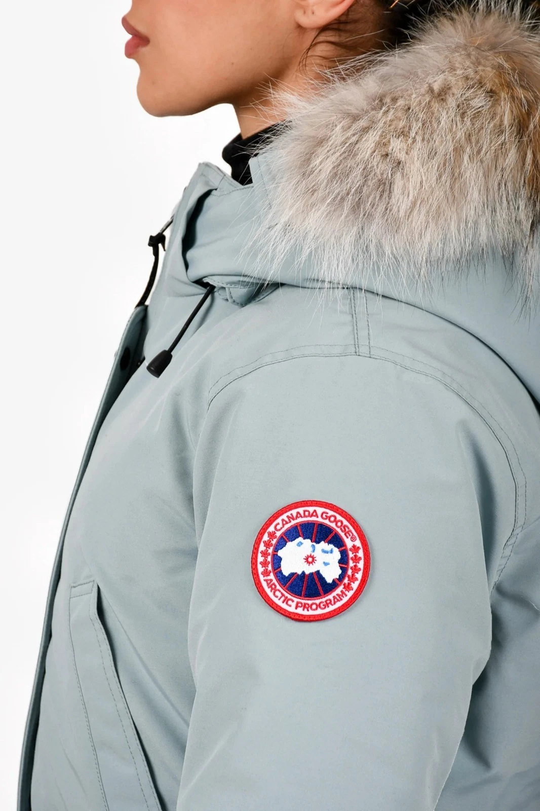 CANADA GOOSE Parka Canada piumino d'oca trillium pelliccia cappuccio