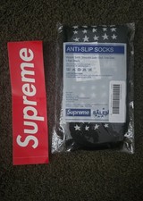 Supreme / Salem Hospital Socks One Pair Black One Size Brand New In Hand