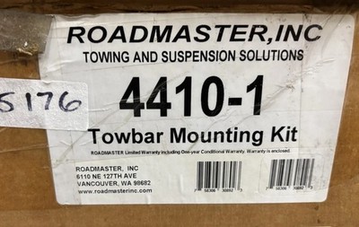 Roadmaster 4410-1 Crossbar-Style Base Plate Kit- Removable Arms