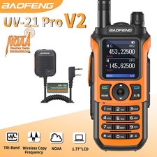 US BaoFeng UV21 Pro Rechargeable Walkie Talkie Two Way Ham Radio Transceiver Kit