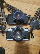  READ Vintage Pentax MX And MV 35mm Film SLR Camera Only - For Parts Or Repair