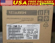 1PCS Mitsubishi PLC MODULE FX3U-128MR/ES-A NEW IN BOX/*