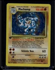 Pokemon TCG Machamp 8/102 Base Set 1st Edition Deck Promo HP D
