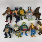Vintage TMNT Action Figure Lot Of 10 Playmates 80s 90s #1