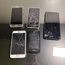 Lot Of Old Phones As Is Parts Repair Vintage Smart Touch Samsung LG nokia