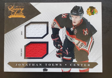 2010-11 Panini Luxury Suite Jonathan Toews Dual Jersey Relic 6/150 Blackhawks