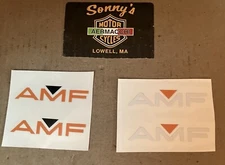AMF Harley Davidson Shovelhead FL FX FXR FLT "AMF" Decals new reproduction NICE