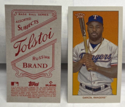 Adolis Garcia 2023 Topps 206 Hoch Serie Tolstoi Rücken Sp - Texas