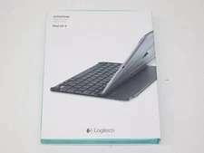 New Logitech Ultrathin Apple iPad Air 2 Magnetic Clip On Keyboard Cover Case