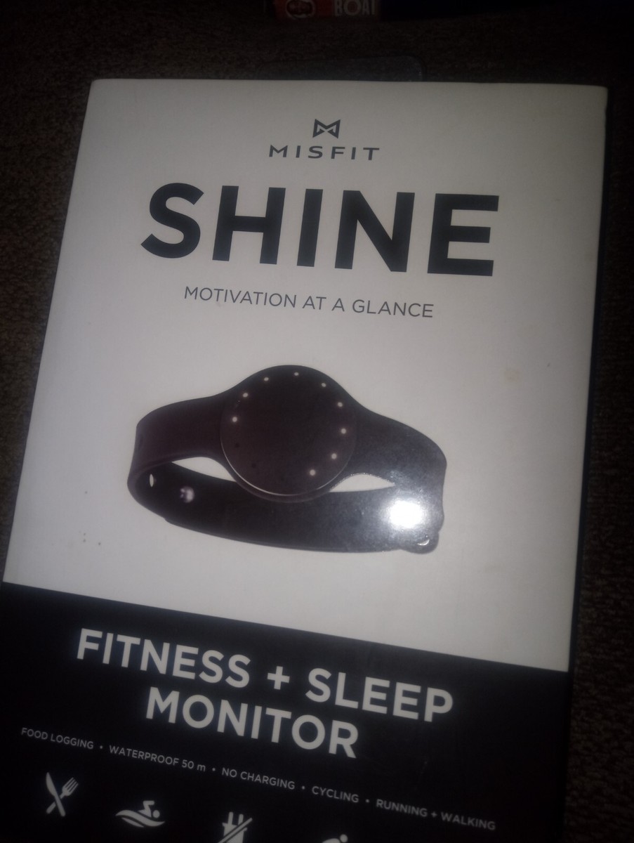 New in Box! Misfit Shine Fitness Sleep Monitor Black!