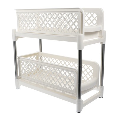 Two Tier Organizer Toiletries Shelf Stand Bathroom Shelf Stand Rack