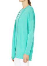 Carlisle Collection Giardino Sweater 100% Cashmere Cardigan Sz L NWT$548