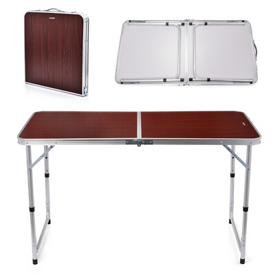 Campingtisch HOLZ Klapptisch klappbar Tisch Gartentisch 120x60 ALU  TISCHCamping 5900724063280 | eBay.de
