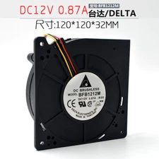 DELTA 12CM BFB1212M 12V 0.87A 12032 Turbo Cooling Fan Blower