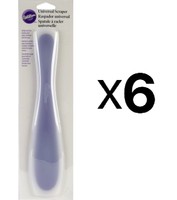 Wilton Silicone Batter Pastry Kitchen Scraper Heat Resistant 500 F (6-pack) on sale Wilton Silicone Batter Pastry Kitchen Scraper Heat Resistant 500 F (6-pack) on sale